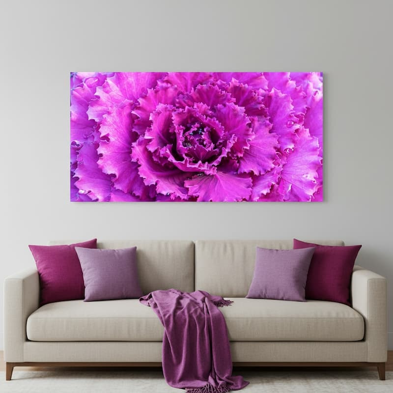 HomeRoots 32" X 95" Pink Acrylic Hanging Wall Decor - Pink - 94.50 in. x 31.50 in.  x 1.00 in.