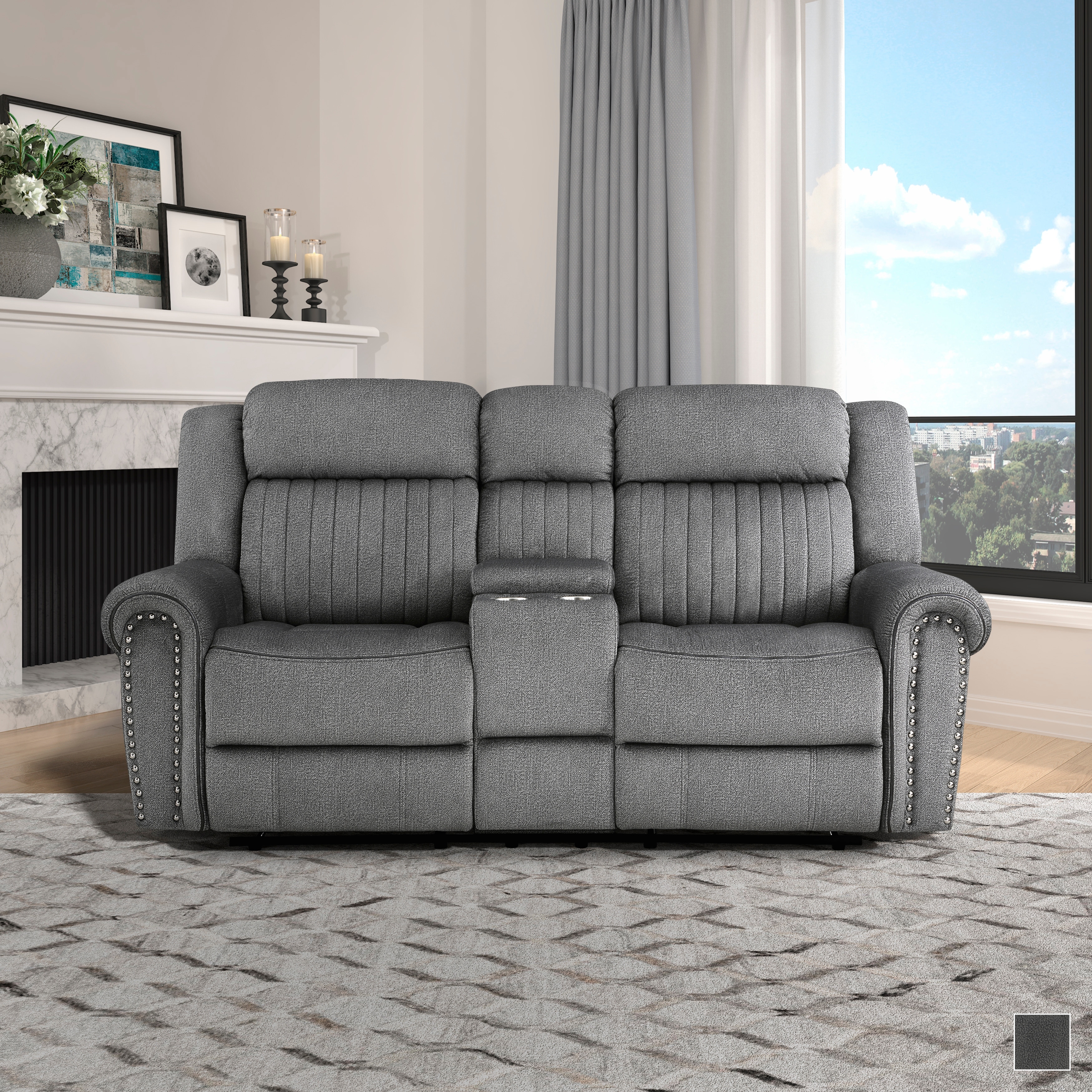 Modern Contemporary Fremont Park Loveseats Bed Bath Beyond