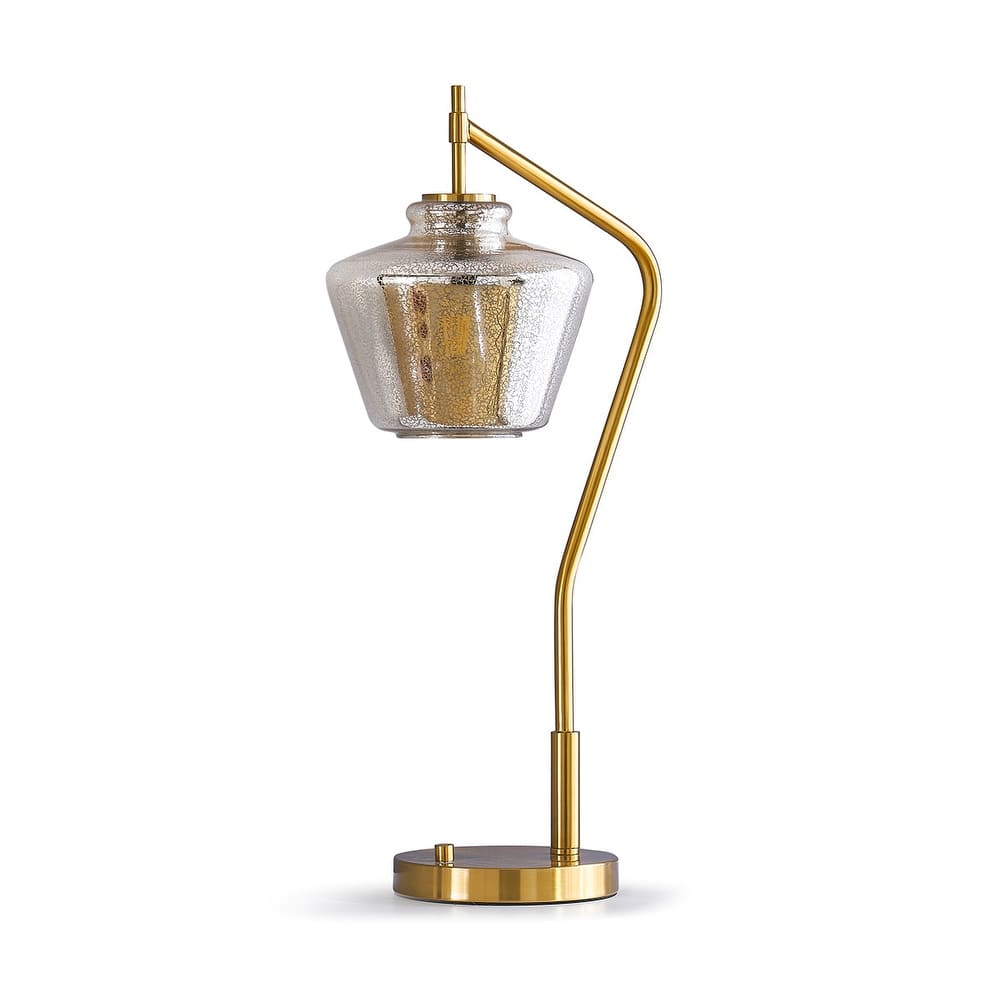 Cafe Glass Shade 26.5" H Table Lamp
