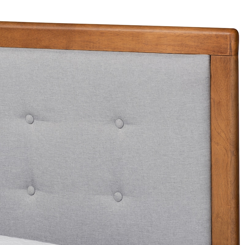 Alida Mid-Century Modern Twin Size Platform Bed