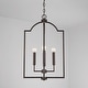 preview thumbnail 7 of 11, Carter 4-light Foyer Pendant