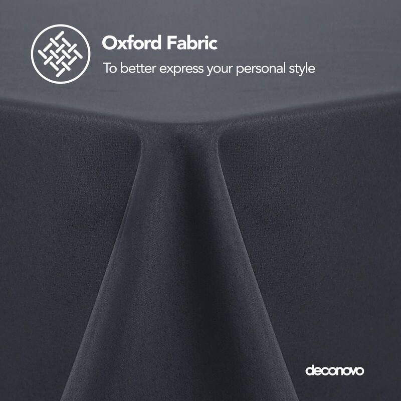 Deconovo Waterproof Solid Tablecloth 1 PC