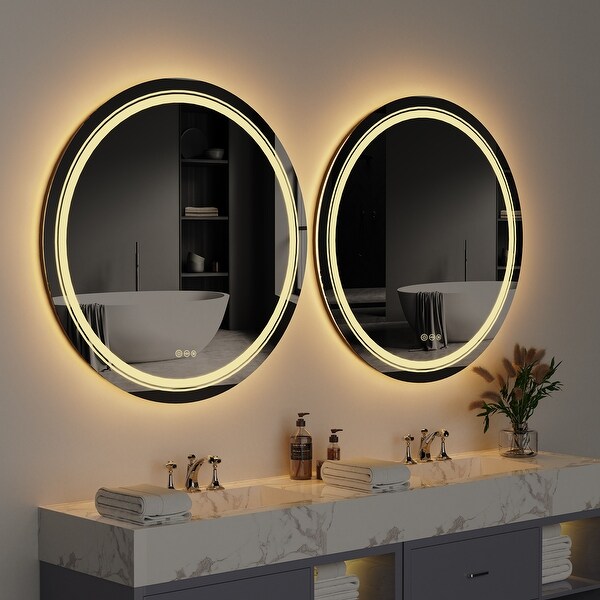 Restroom mirror with lights 2025