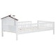 preview thumbnail 9 of 16, Twin Size Wood Platform Bed with House-shaped Headboard