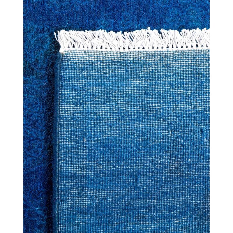 Fine Vibrance One-of-a-Kind Hand-Knotted Area Rug - Blue, 3' 1" x 5' 1" - 3' 1" x 5' 1"