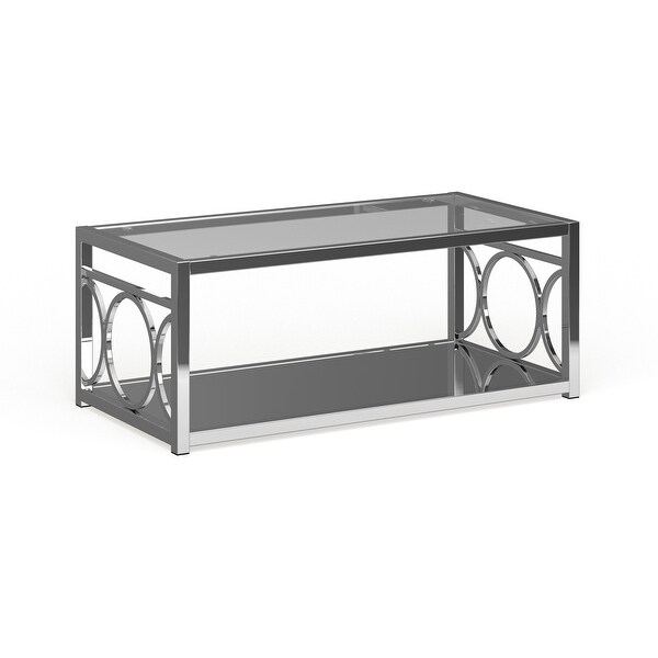 Silver orchid ipsen modern coffee table discount