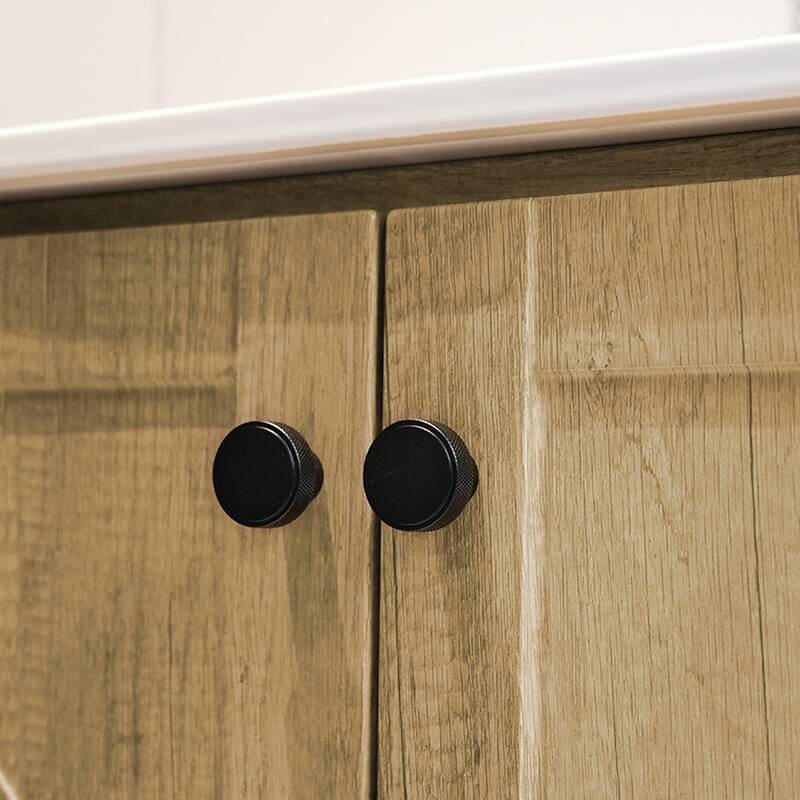 30inch Folding Floor Cabinet With Ceramic Sink- Patented 1-Minute Install, Space-Saving & Easy Assemble