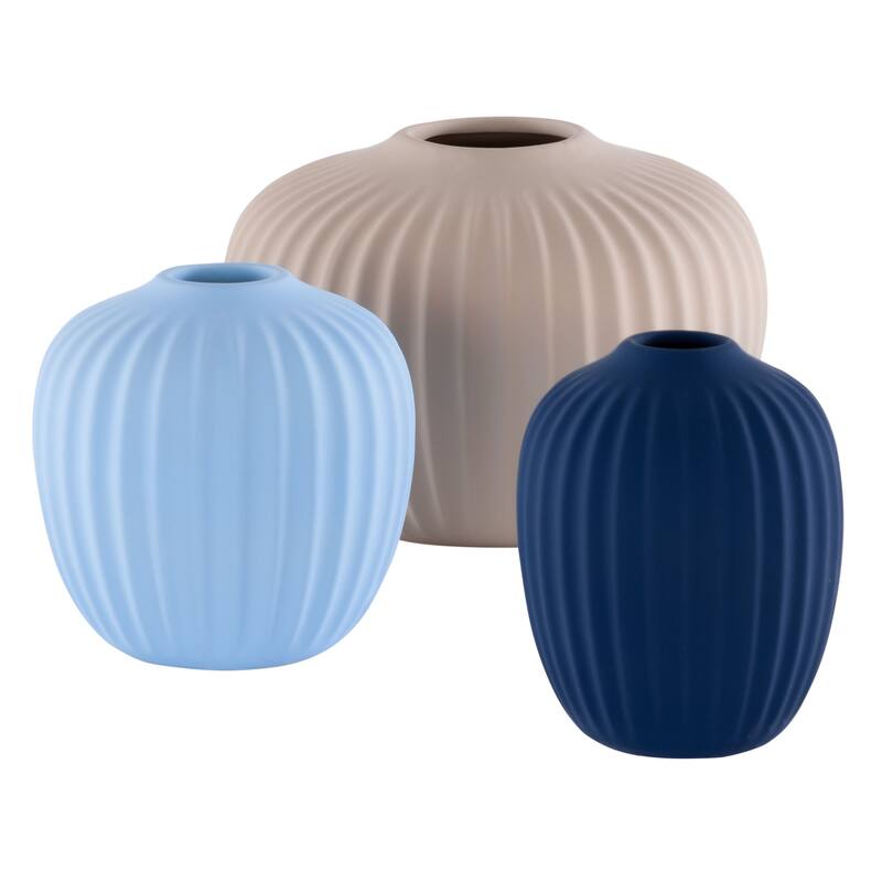 SAFAVIEH Jacie Ceramic Decorative Vase (Set of 3) - 6Wx6Dx4H