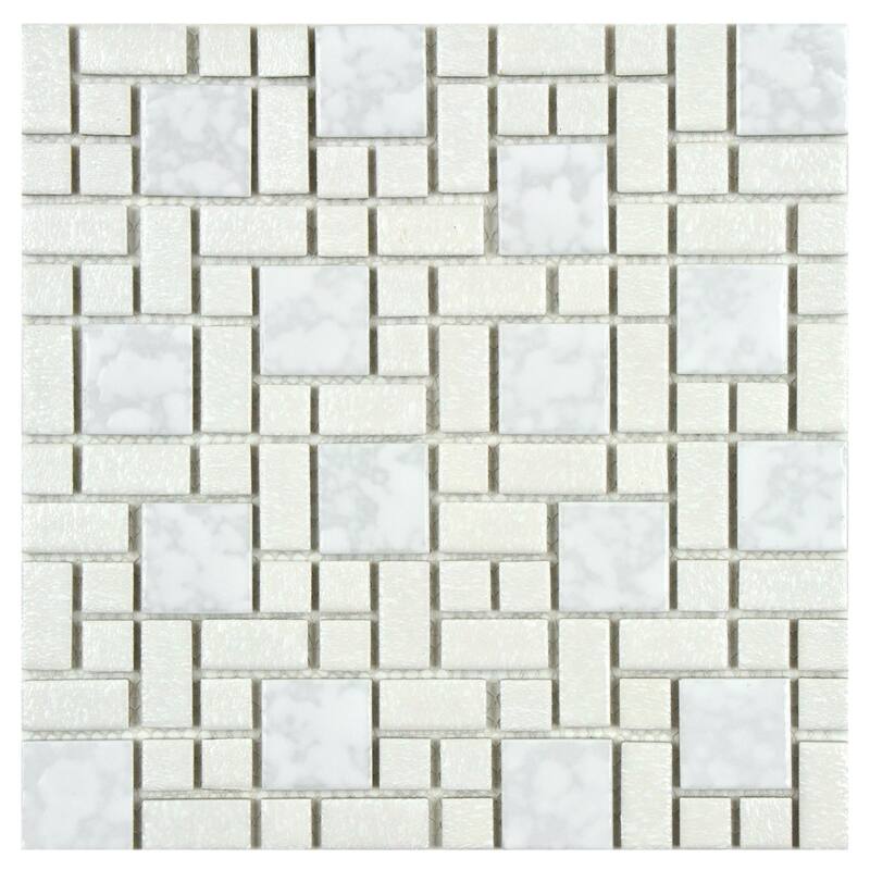 Merola Tile University White 11-3/4" x 11-3/4" Porcelain Floor and Wall Tile