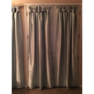 Madison Park Natalie Twisted Tab Curtain Panel Free