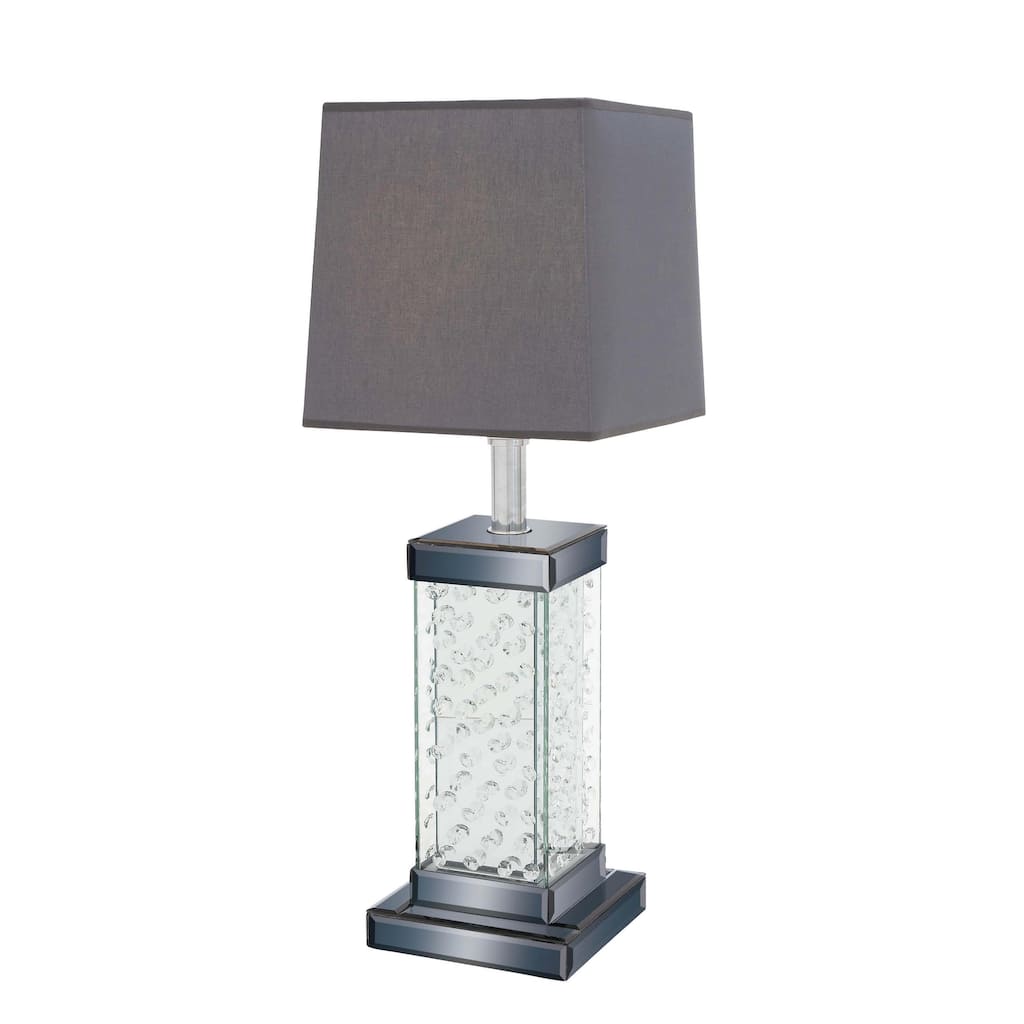 Glass Room Table Lamp - Gray - Roche River Decor