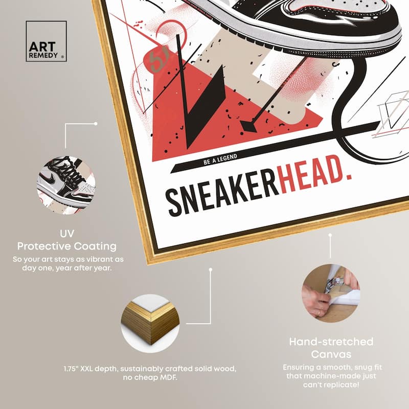Stylish Sneakerhead Canvas by Art Remedy