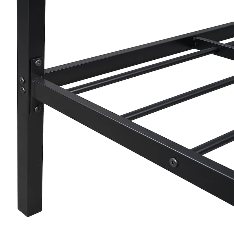 Metal Platform Bed with two drawers