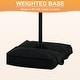 preview thumbnail 3 of 64, Ainfox 10 ft. Patio Offset Solar LED Umbrellas Cantilever Outside Umbrellas with Base