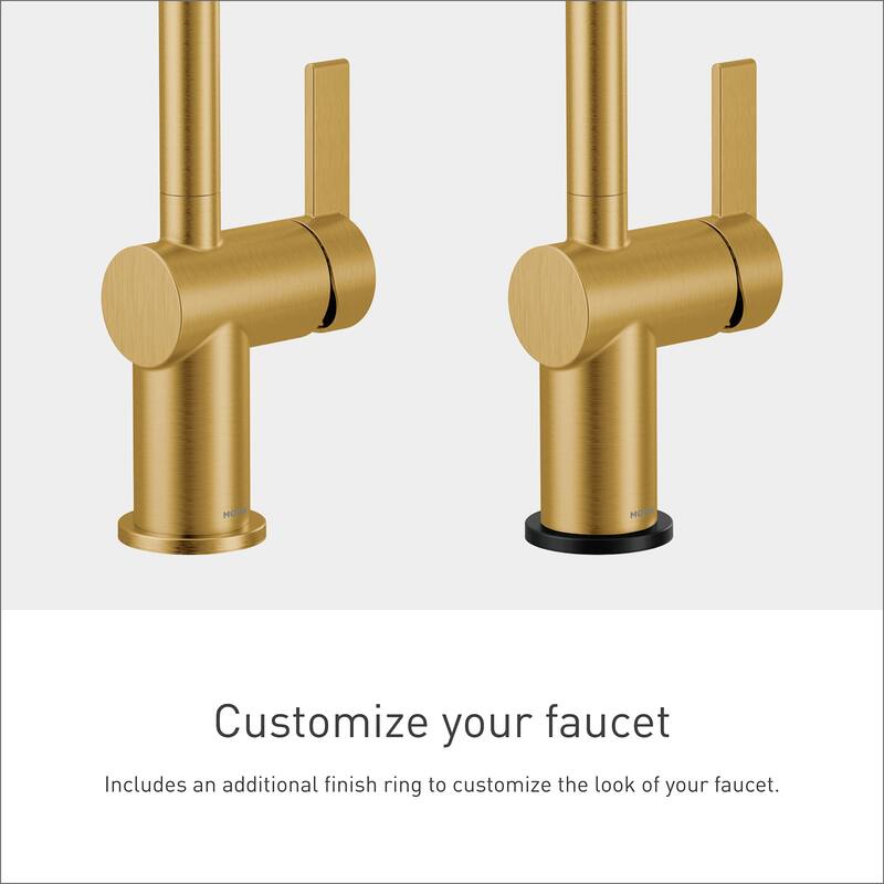 Moen 7622 Cia 1.5 GPM Single Hole Pull Down Kitchen Faucet