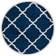 preview thumbnail 66 of 127, SAFAVIEH Amherst Irma Modern Rug 7' Round - Navy/Beige - Round