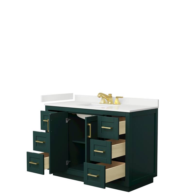 Miranda 48-inch Single Vanity, Quartz Top