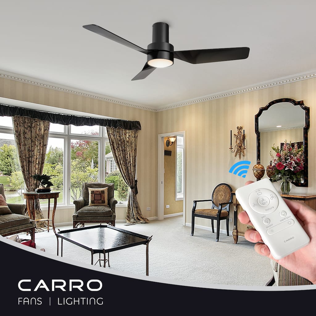 CARRO Nantes 44" Indoor Ceiling Fan with LED Light and Remote