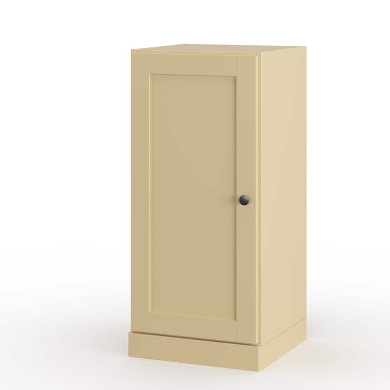 Palace Imports 100% Solid Wood 16.5" Bathroom Storage Cabinet with Shaker Door and Adjustable Shelves