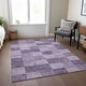 preview thumbnail 6 of 7, Machine Washable Indoor/ Outdoor Checker Chantille Rug