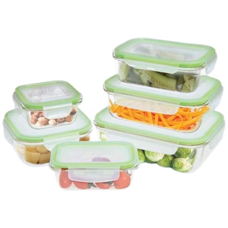 Westinghouse 6-Piece Glass Food Storage Container Set - 320 to 1520ml
