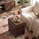 Option Brown-Faux-Leather-with-Casters