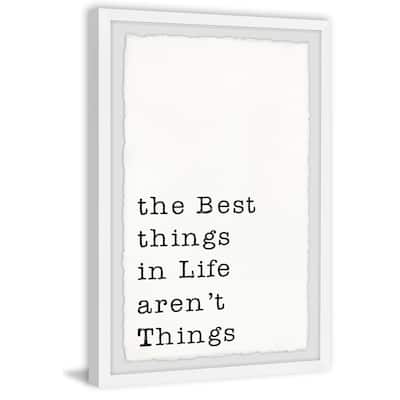 'Best Things in Life II' Framed Painting Print
