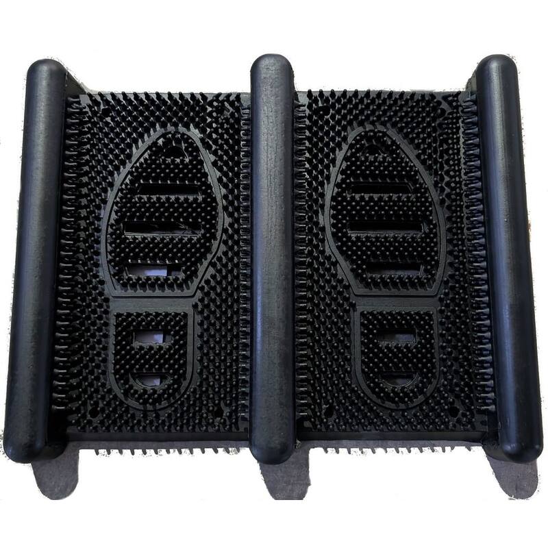 Imports Decor Rubber Boot Scraper - Black