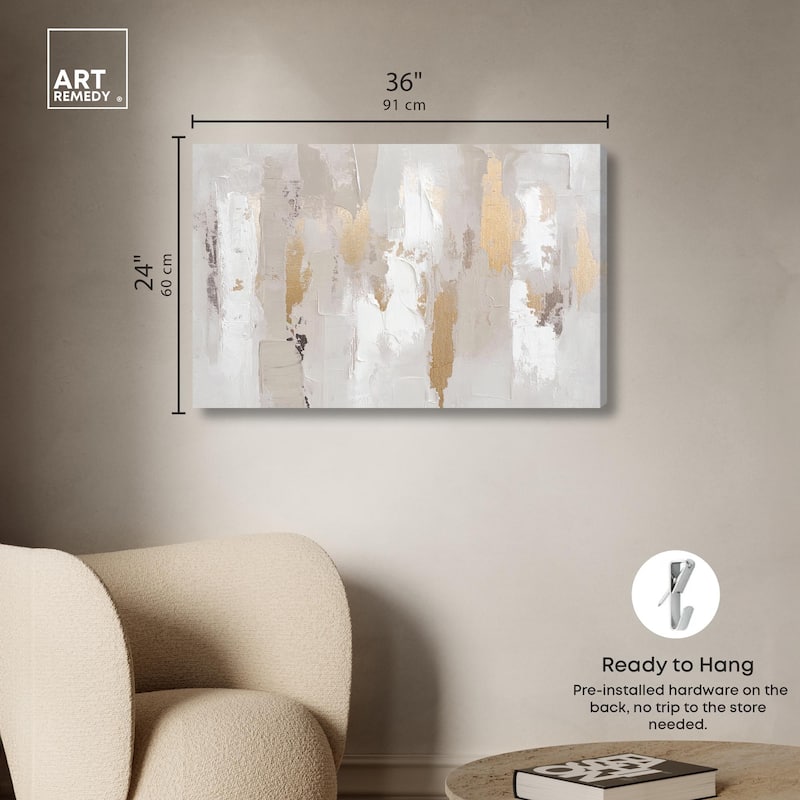 Gilded Brilliance II Canvas by Art Remedy, Gallery Wrapped