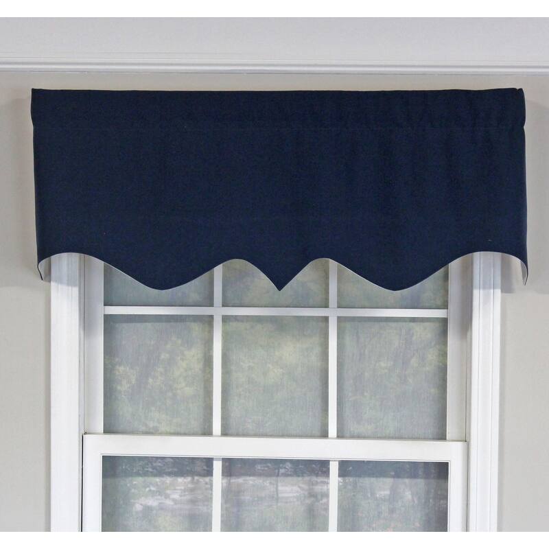 RLF Home Quality Classic Regal Valance Navy - 50x17