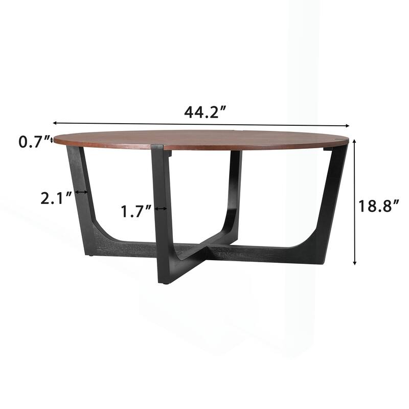 Exquisite Acacia Wood Coffee Table with Versatile Appeal and Sturdy Construction