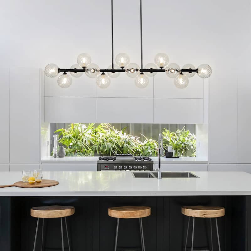 Sputnik Chandeliers Globe Chandelier Kitchen Island Lighting Chandeliers For Dining Room - 16-Light