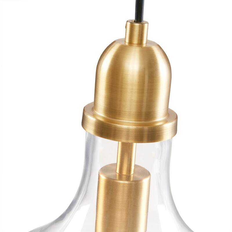 Hampton Hill Auburn Bell Shaped Glass Pendant