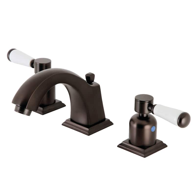 Kingston Brass Paris 1.2 GPM Widespread Bathroom Faucet with Pop-Up