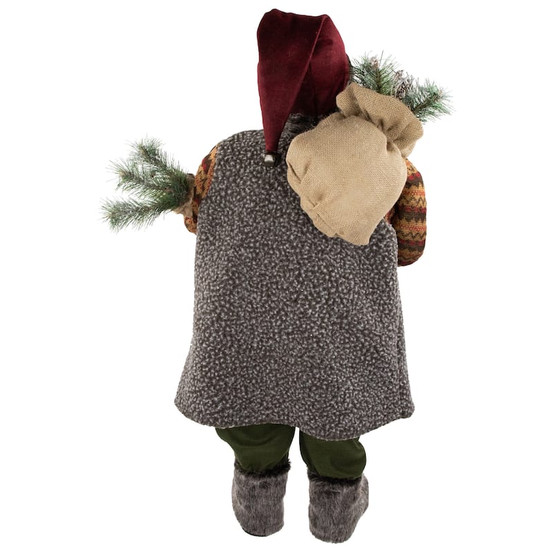 36" Country Rustic Santa Claus Standing Christmas Figure