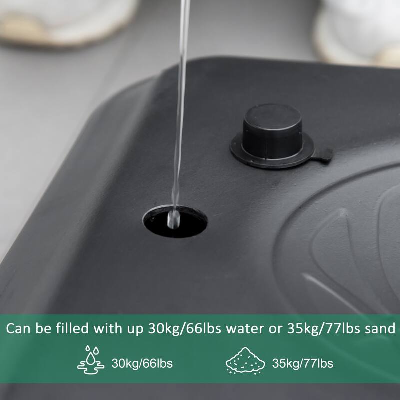 Soozier 8'-10' Kids & Adults Portable Basketball Hoop Outdoor Sports Equipment