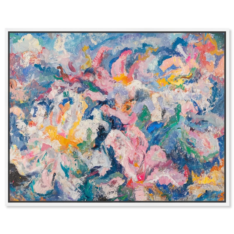 Pastel Riot II Canvas by Art Remedy - White - 20" x 16"