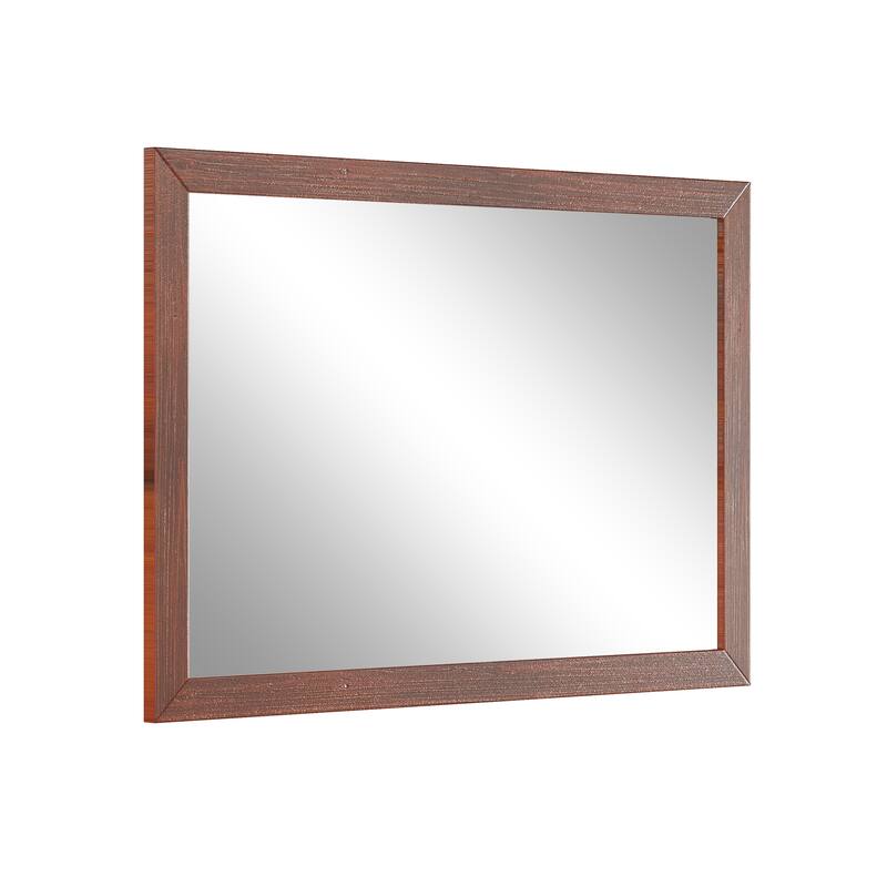 CASAINC 48in Solid Wood Framed Mirror in Multiple Color Frames