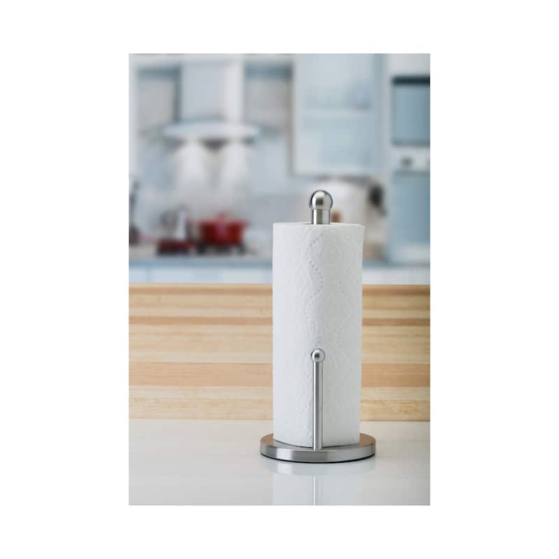 Kitchen Details Stainless Steel Paper Towel Holder - 6.1"x 6.1"x 13.1"