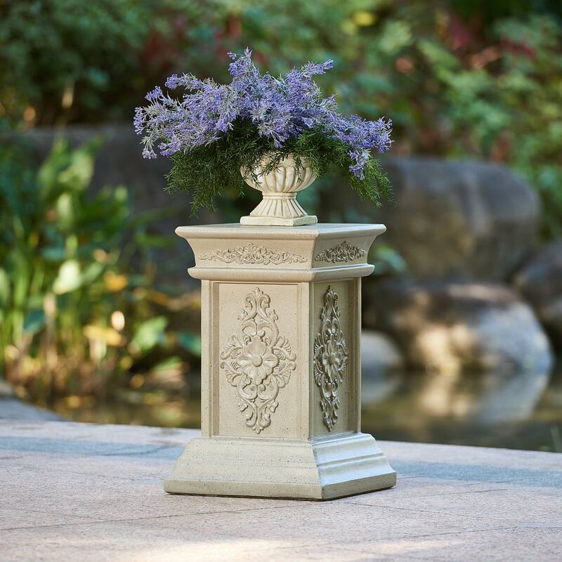 Christopher Knight Home - Terra Modern Pedestal Column Plant Stand for Indoor & Outdoor Use
