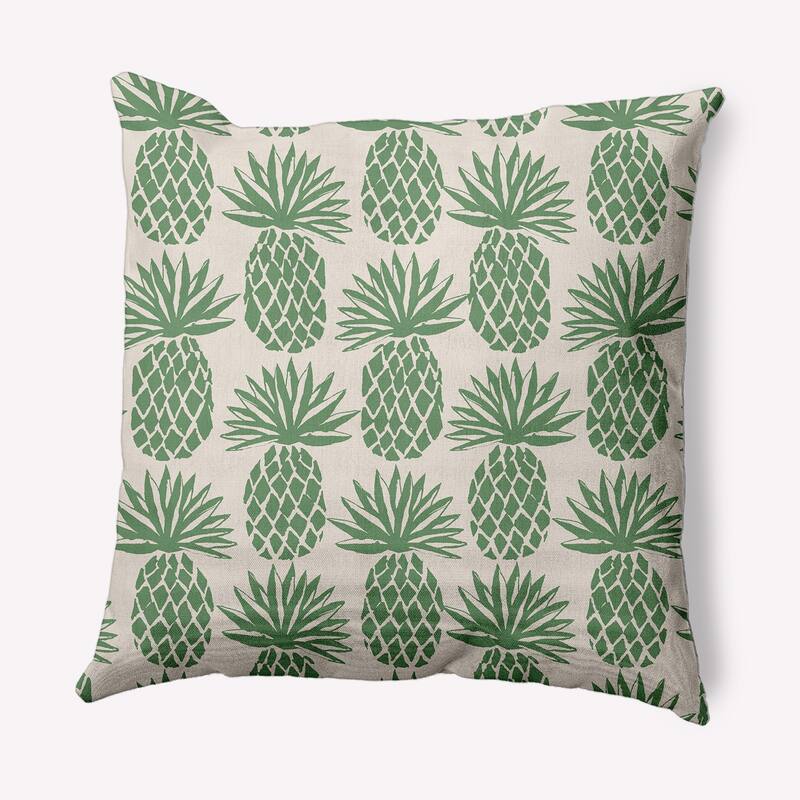 Pineapple Stripes Decorative Throw Pillow