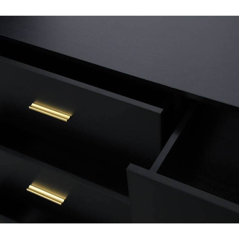 Modern 6-Drawer Dresser - Wide Storage Chest, Sturdy & Safe for Bedroom