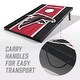 preview thumbnail 3 of 5, Atlanta Falcons NFL Compact 2x3 Tailgate Cornhole Board Set