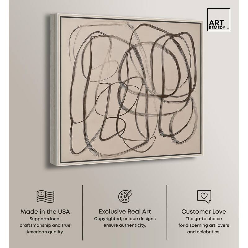 Unbroken Line II Canvas by Art Remedy