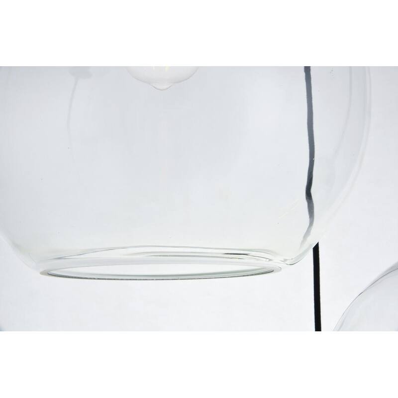 Clear Glass 3-light Pendant