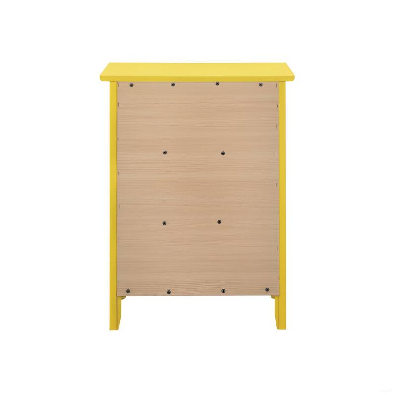 Modern Yellow Nightstand for Bedroom