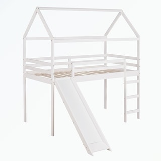 Twin Loft Bed with Slide