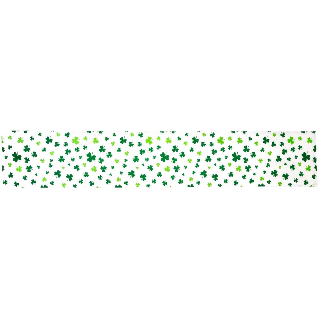 72" Shamrock St. Patrick's Day Table Runner