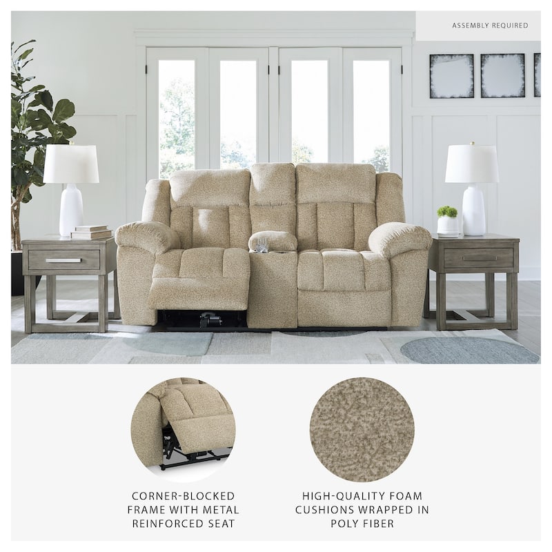 Signature Design by Ashley Tip-Off Power Reclining Loveseat - 80"W x 42"D x 45"H