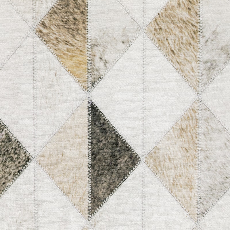Vista Home Montreux Geometric Animal Print Beige/Cream Area Rug